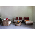 Trendy Classy Design Water Hyacinth Sofa Set For Indoor Living Room Natural Wicker Furniture